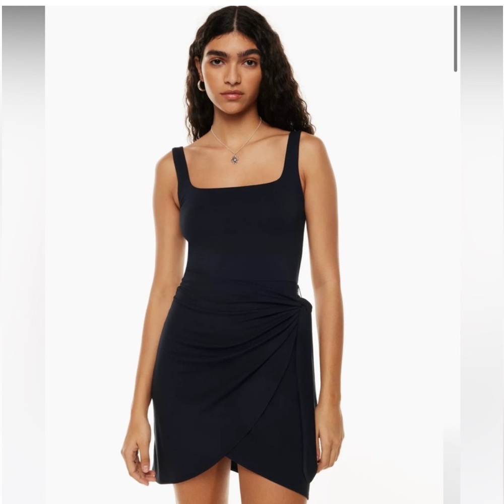 Aritzia Saturn Mini Dress Black, Sz Small New with Tags